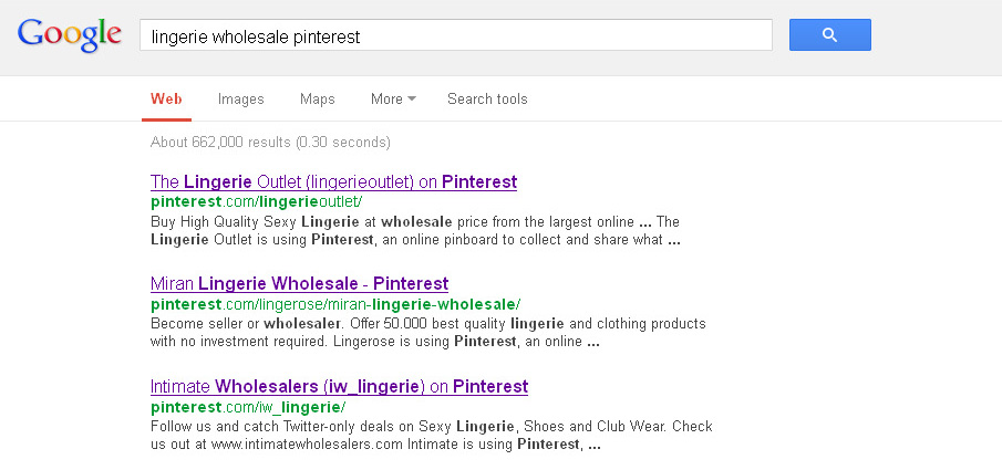 10. lingerie wholesale Pinterest in Google 27.03.2013