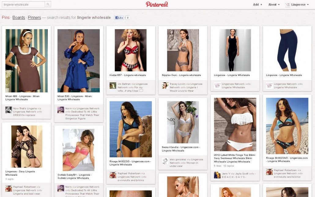 39. Lingerie Wholesale in Pinterest pins