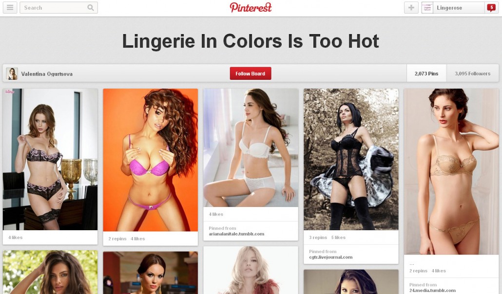 41. Lingerie in colors